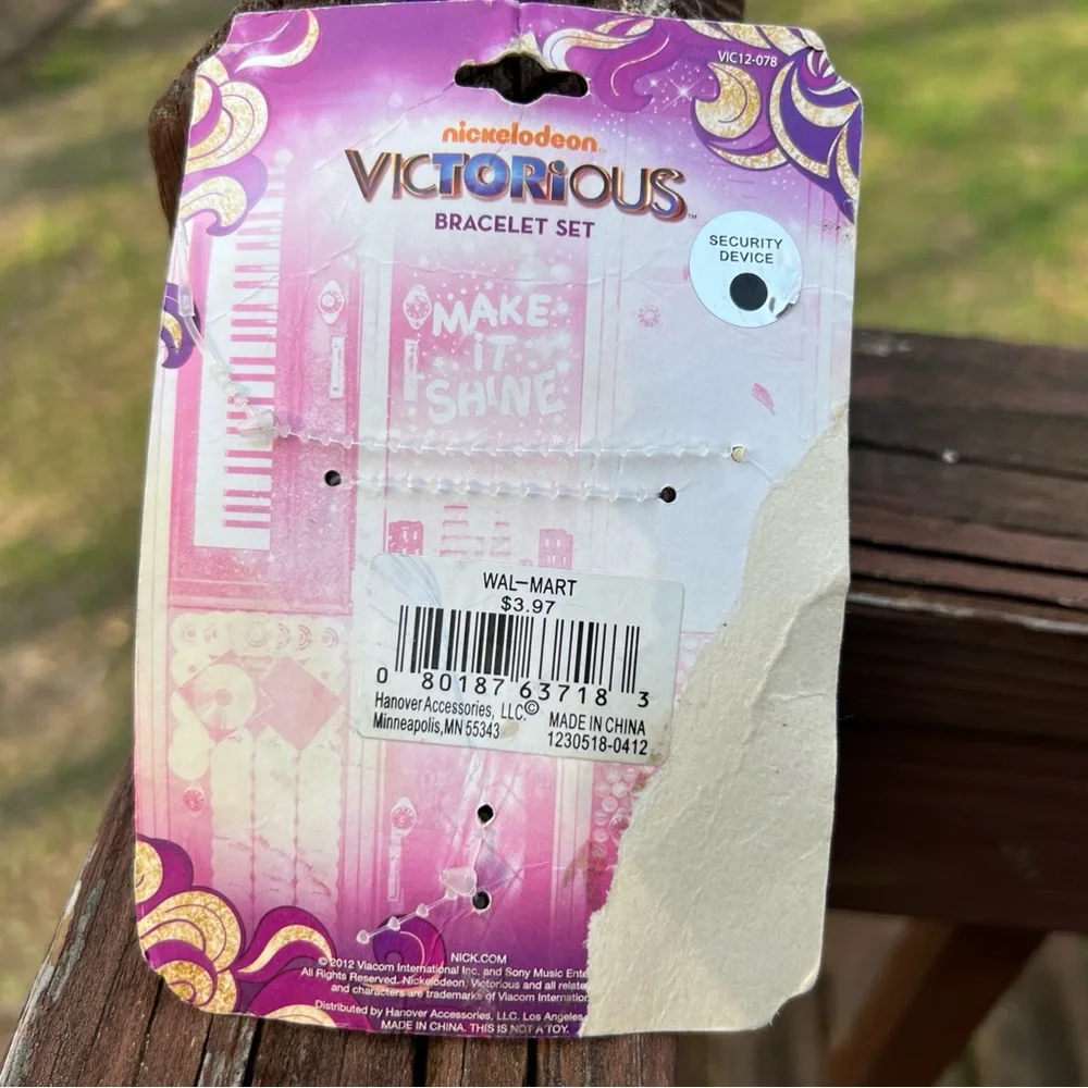 Nickelodeon Victorious Bracelet Set + Necklace Set 2012 Viacom Kidcore Jewelry - Picture 5 of 16